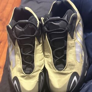 Yeezy Black and Tan Sneakers